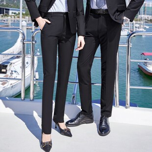 OL上班工作裤 裙 灰色正装 西装 裤 U西装 直筒裤 女裤 长裤 男女同款 新品