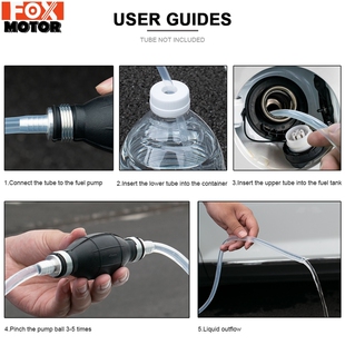 极速Universal Fueln Pump Rubber Manual Transfer Liquid Gasol