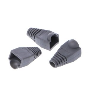 极速100 Pcs CAT5E CAT6 RJ45 Ethernet NeJtwork Cable Strain R