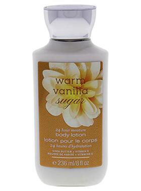 极速Bath & Body Works A乳木果和维生素 E 身体乳液 温暖香草糖