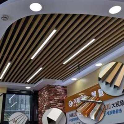 极速方通a隔断铝e方管吊顶室外铝材建材门头屏风铝扣板镂X空室内