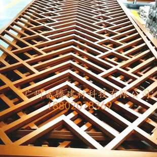 极速新品富腾建材铝制品镂空铝窗花木纹色铝合P金窗花铝窗花方管