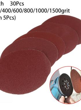 极速30Pcs 4 Round Shaqpe Sandpaper 320/400/600/800/1000/1500