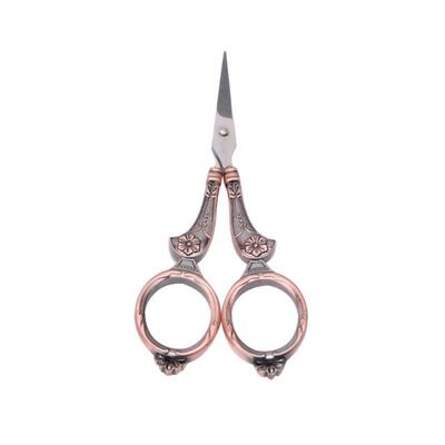极速Antique Vintage Floral Scissor Cutter CuOtting Shears Em