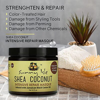 极速Suanny Isle Shea Coconut Intensive Repair Masque 16oz