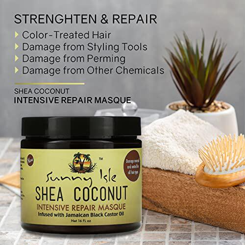 极速Suanny Isle Shea Coconut Intensive Repair Masque 16oz