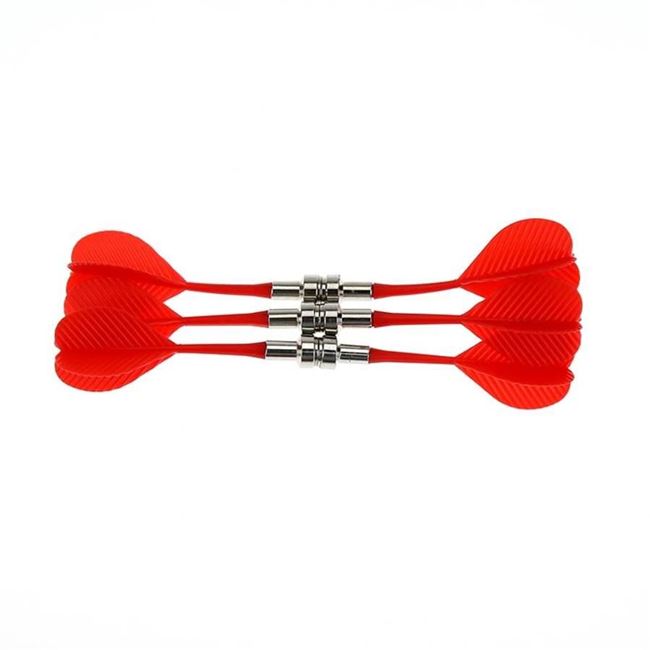 极速new 6Pcs Bullseye Target Game Plastic Dart Wing MYagneti