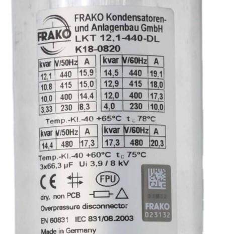 FRAKO电容器LKT15-440-DPs
