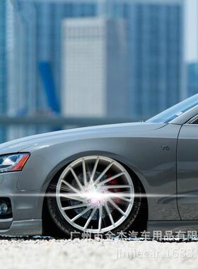 汽车亮面高光水泥灰色全车身改装贴膜整车亮光水泥灰改色膜贴纸