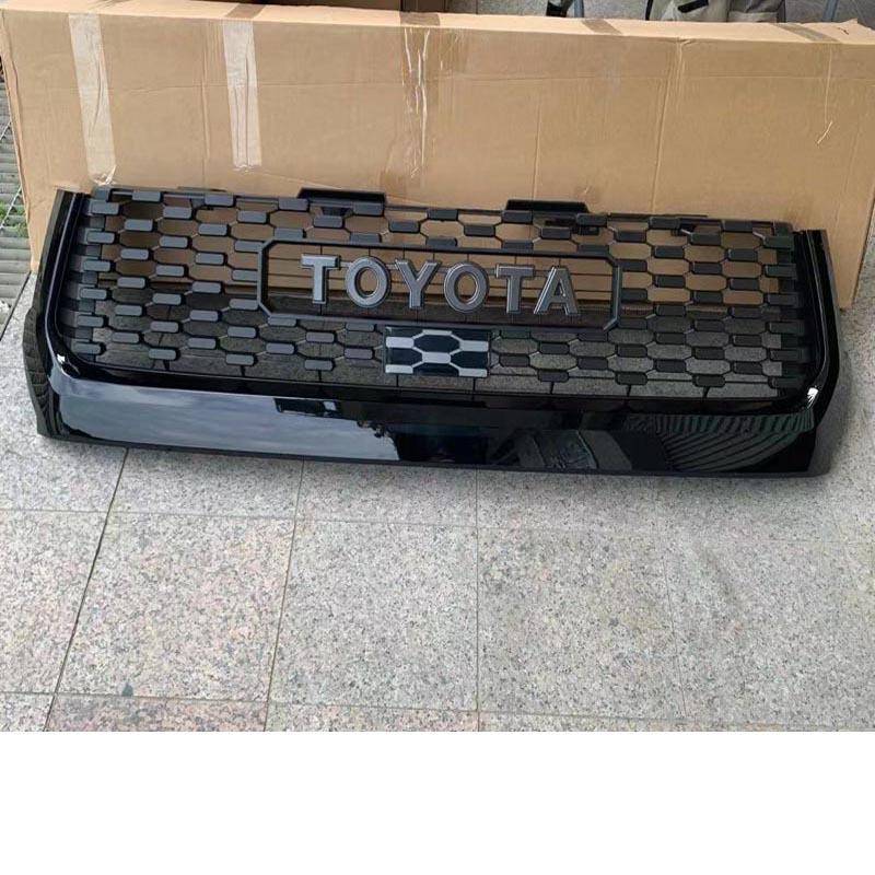 适用14-21年丰田坦途TRD中网坦途黑色蜂窝大标中网TUNDRATRD前脸