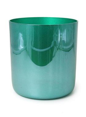 绿色水晶音疗歌唱碗打击乐器瑜伽愈合歌唱碗水晶钵音乐碗