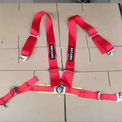 RECARO赛车改装带车安全带三寸安全带四点/五点/六点式快拆器安