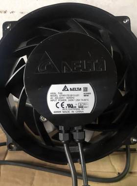 台达GTW017EUB12-U01200～240V240W金属排气轴流风机散热风扇