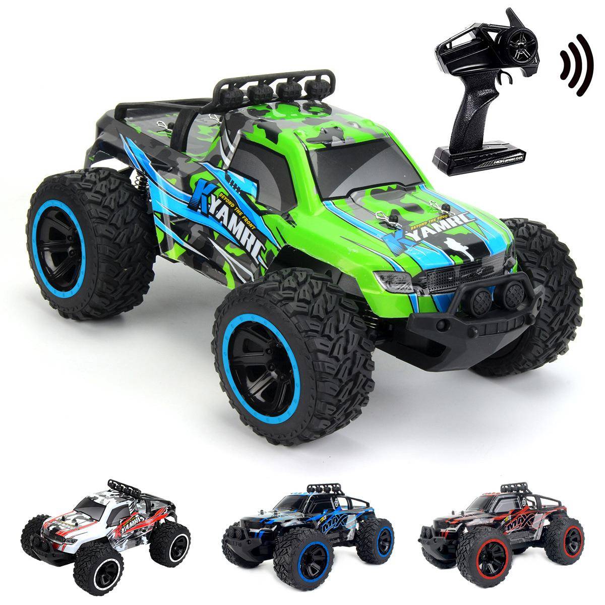 KYAMRC1:14大脚沙地越野皮卡车高速RC遥控车儿童攀爬车玩具车