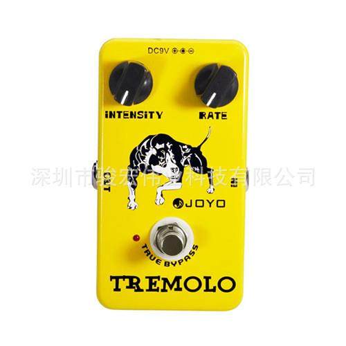 JOYO卓乐电吉他/贝司颤音效果器JF-09TREMOLO电箱琴单块效果器
