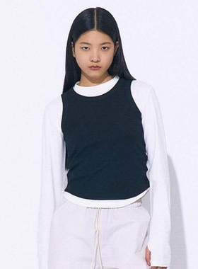 休闲三层叠穿 韩国正品 PARTIMENTO 25春夏日常百搭三件套上衣T恤