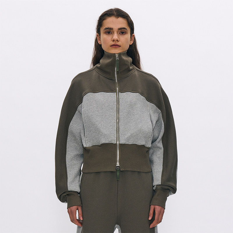 PARTIMENTO复古棉双拉链上衣外套