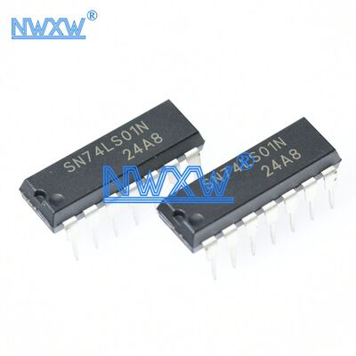 SN74LS01N 全新 74LS01 直插DIP-14 四路2输入正与非门 LS01 LSO1