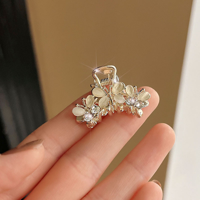 精致小号抓夹珍珠半扎发夹女前额碎发刘海夹子头饰新款侧边夹发卡