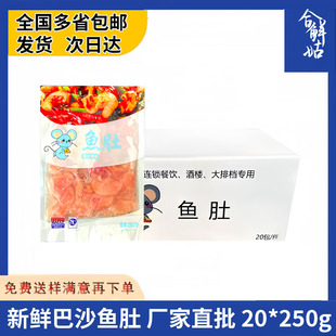 精品巴沙肚新鲜鮰鱼肚冷冻鱼泡鱼胶酒店餐饮商用批发半成品菜食材