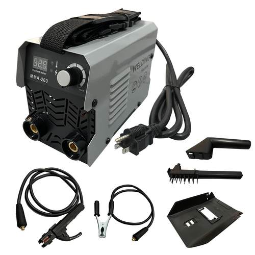 电焊机MMA-200家用台式电焊机220V110V点焊机小型铁壳手工焊机