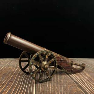 纯铜神炮摆件一炮而红工艺品铜大炮旺财补客厅角店铺开业礼品摆件