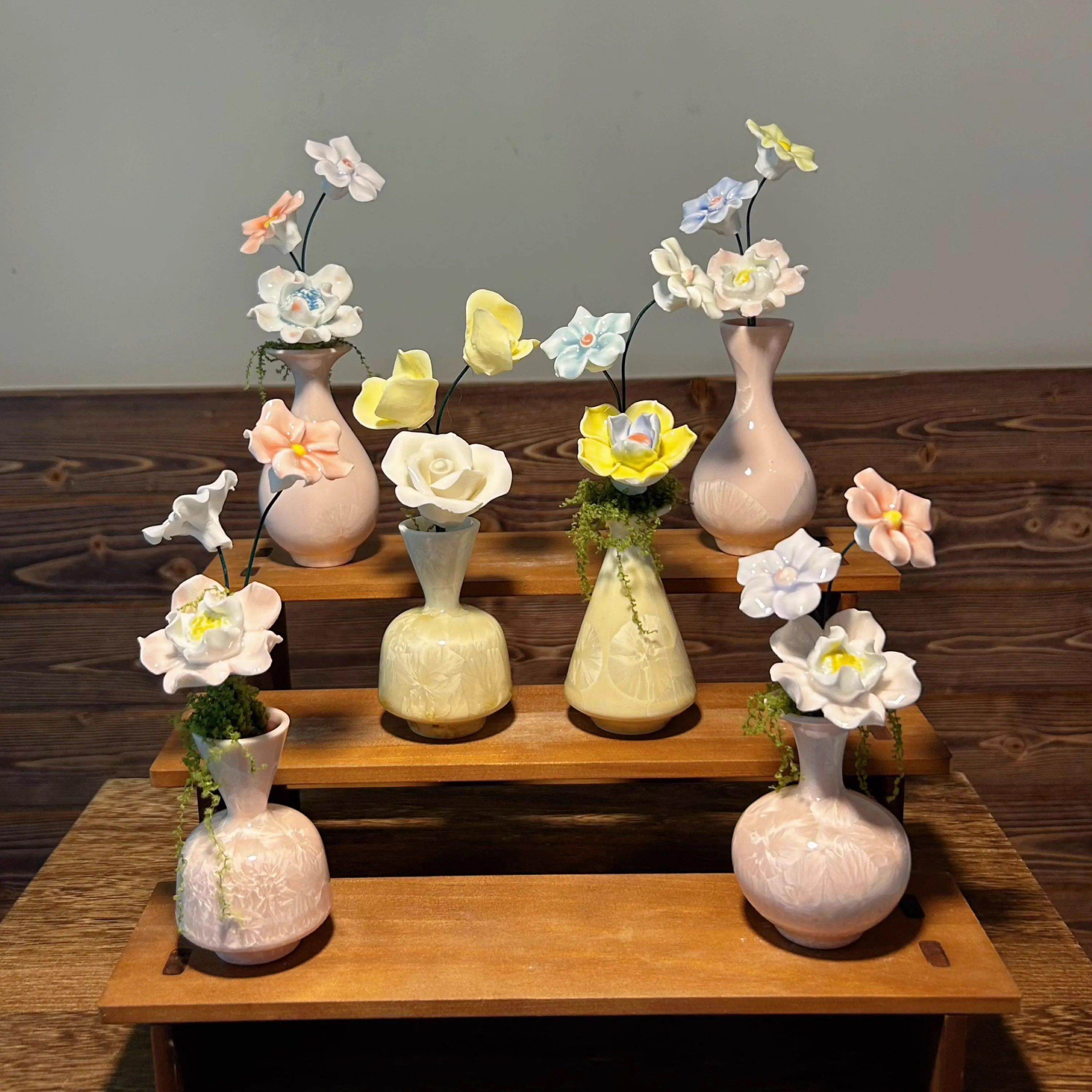 景德镇网红水晶釉粉色花瓶送给闺蜜情人节生日礼物,家居饰品,花瓶,淘宝优惠券,粉丝福利购,淘宝优惠卷