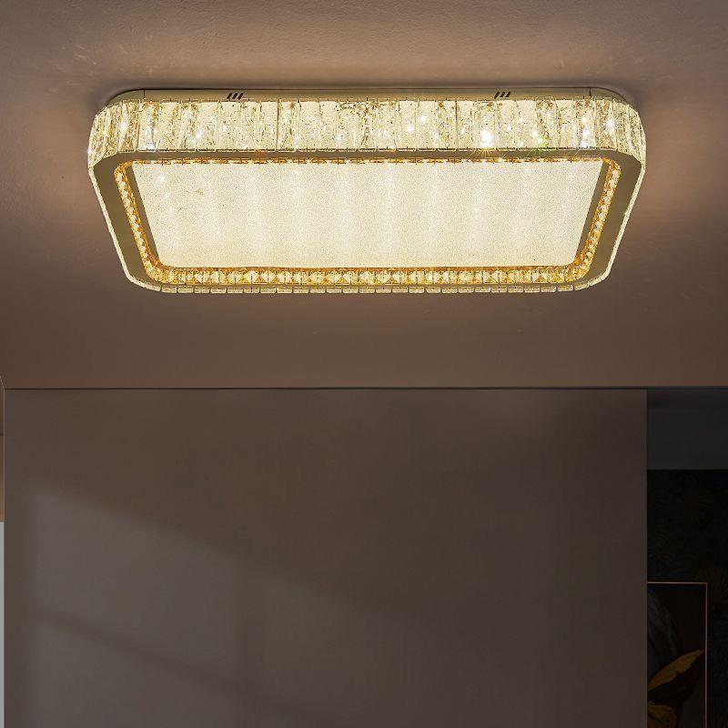 2024年新款高档简约吸顶灯北欧轻奢客厅主灯水晶灯餐厅吸顶灯