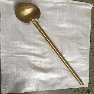防爆 无火花铜制勺防磁漏勺 石油炼油专用500mm