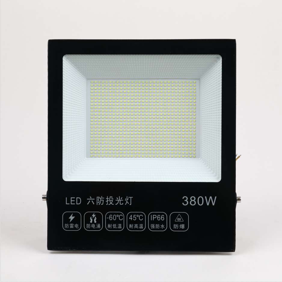 高亮LED投光灯1000W500瓦建筑工地照明户外防水探照投光大灯防雷