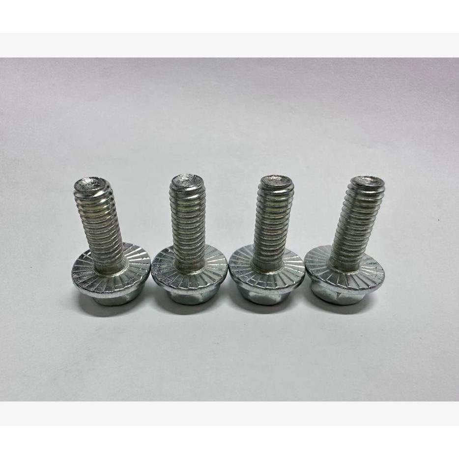 8.8级蓝白锌 GB5789 加大系列六角头法兰面螺栓 M6*16