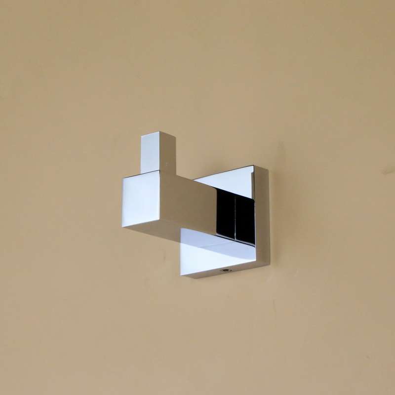 开平厂家方形厨房浴室卫生间铜壁挂衣帽钩架单挂勾五金挂件