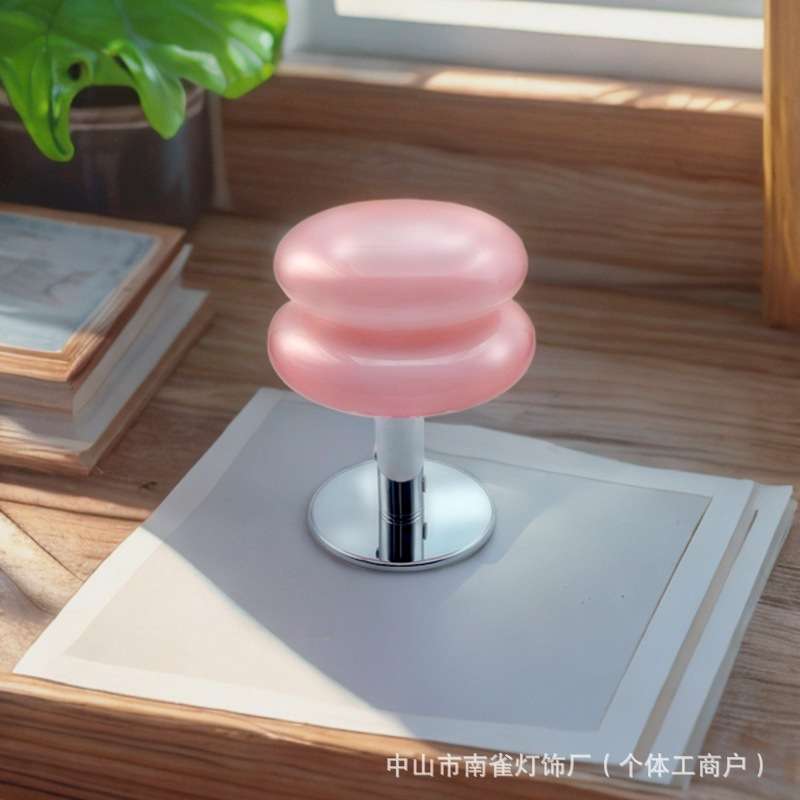 氛围灯棉花糖充电触摸小夜灯寝室家用卧室小夜灯跨境直销