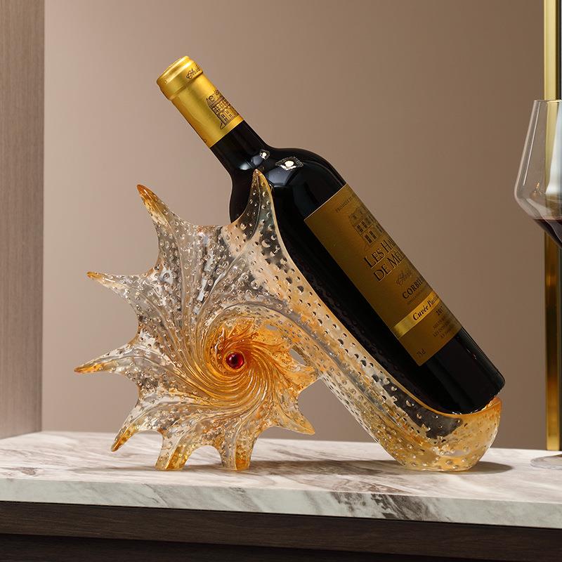创意海星红酒架摆件轻奢高档家居玄关客厅餐厅餐桌装饰品酒柜收纳