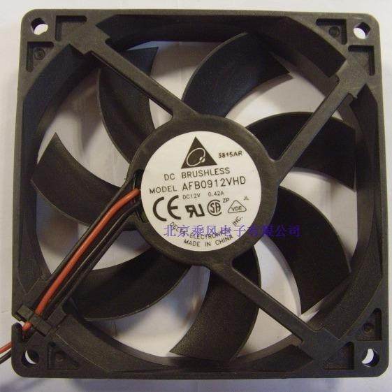原装 台达 AFB0912VHD 9CM 9020 12V 0.42A 大风量 机箱 散热风扇