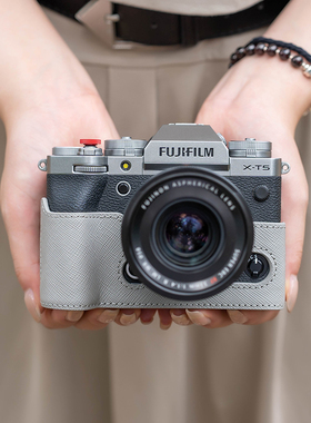 摄侣适用富士XT5保护套xe5XS20相机包xt50xm5真皮套x100vi配件