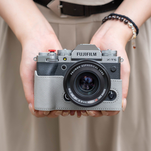 摄侣适用富士XT5保护套xe5XS20相机包xt50xm5真皮套x100vi配件