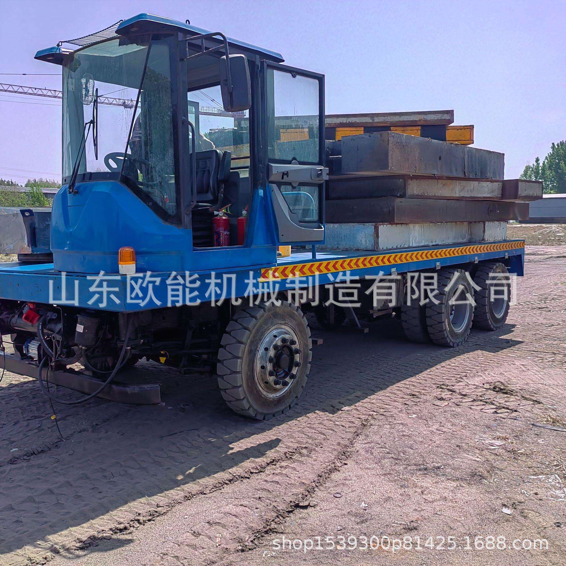 大吨位电动平板搬运车 工厂内部拉货车车间仓储运输载重王 大功率