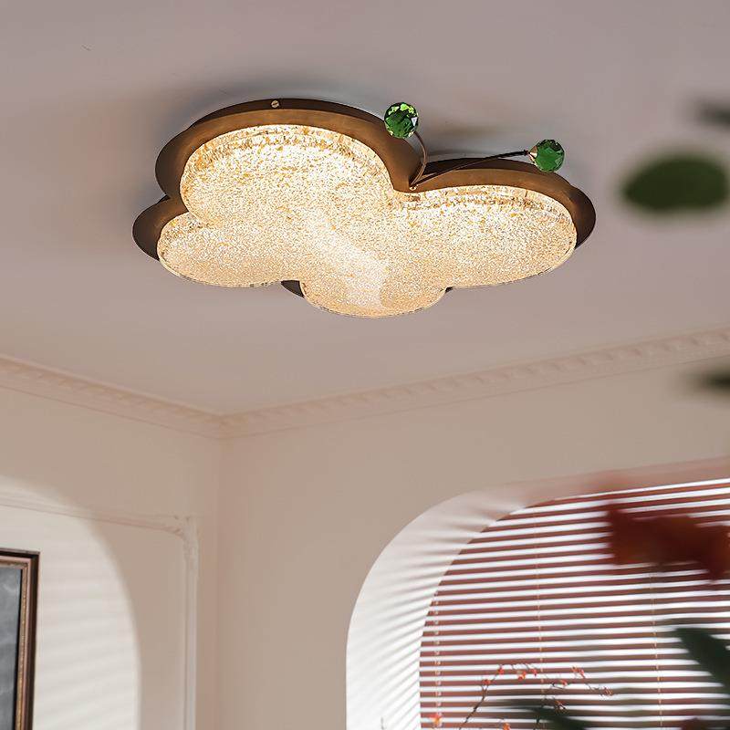 帝赞卧室吸顶灯法式中古风设计师款房间灯创意大气全光谱护眼灯具