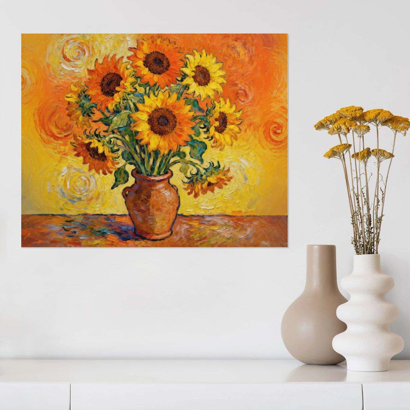 亚马逊TEMU梵高油画系列北欧挂画酒店宾馆民宿餐厅油画壁画