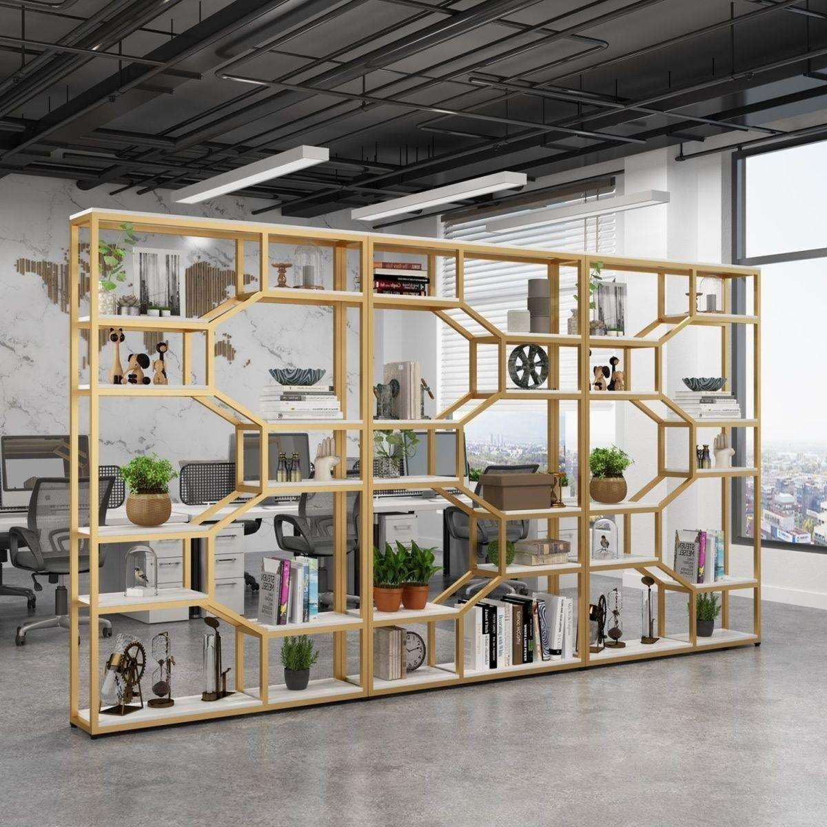 办公室隔断置物架多层书架展示架客厅隔断屏风置物架玄关柜装饰架