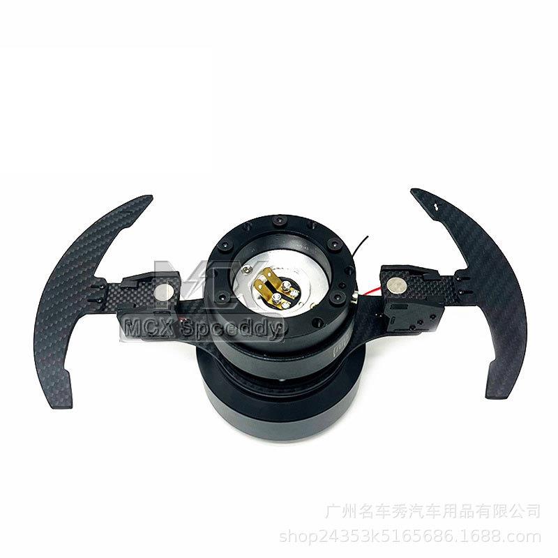 新品平款中凹竞技方向盘换挡拨片通用汽车改装快拆方向盘碳纤拨片