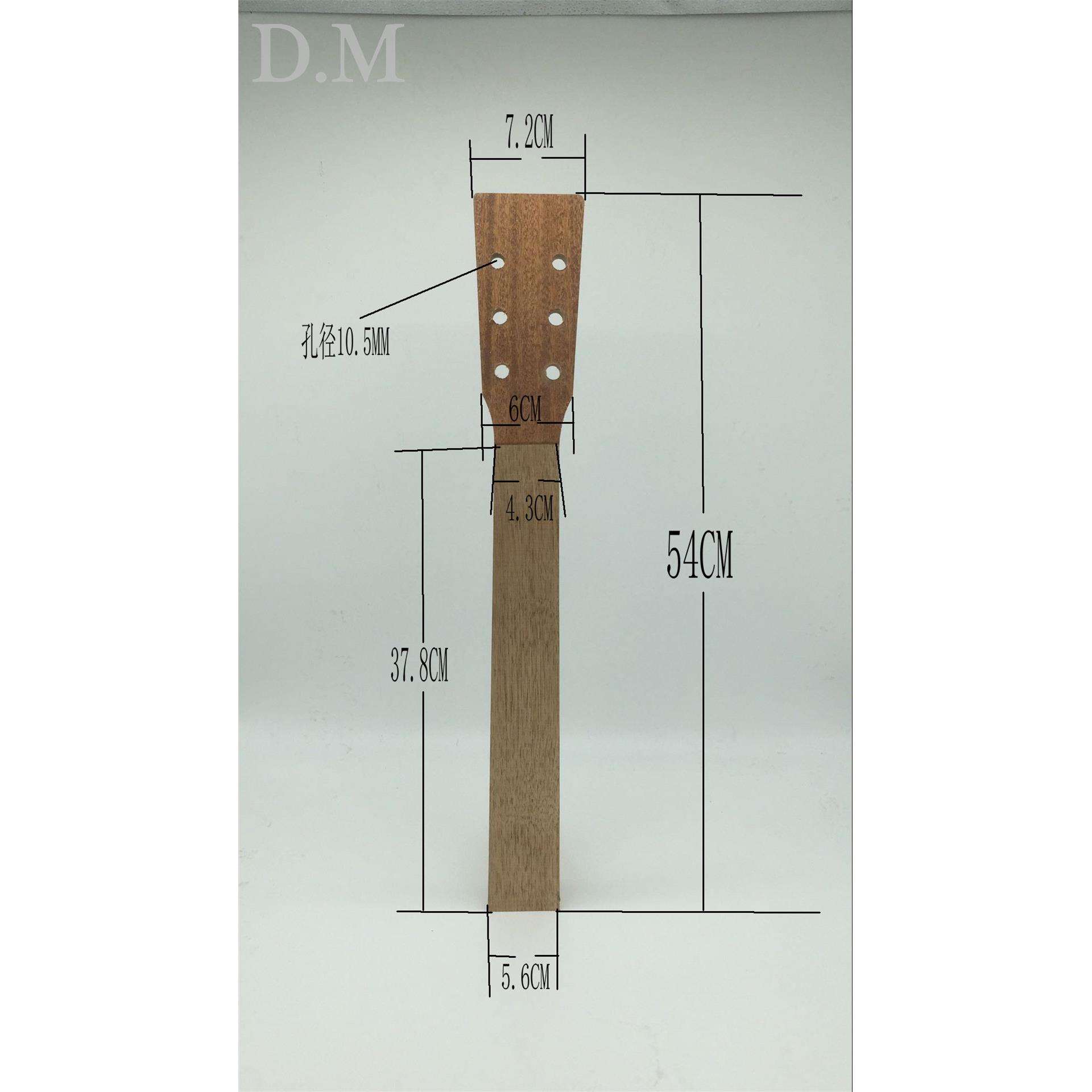 吉他柄料 A级桃花芯木41寸民谣木吉他头柄 Okoume马丁吉他琴颈