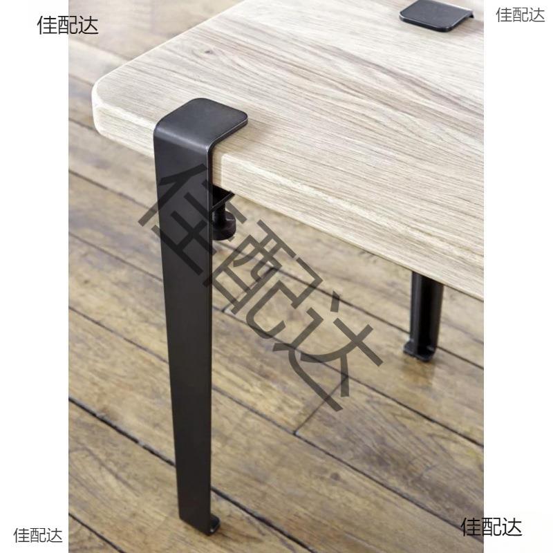 免打孔桌脚支架桌腿办公木板茶几可移动升降桌子腿支撑架方桌圆形