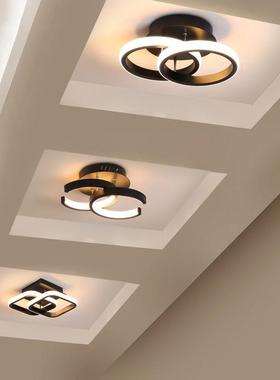 跨境过道灯阳台灯LED现代简约北欧创意个性衣帽间客厅玄关灯