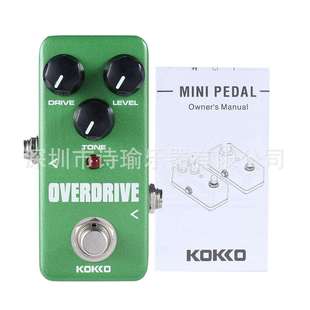 OVERDRIVE电吉他电子管过载音效单块效果器FOD3迷你单块
