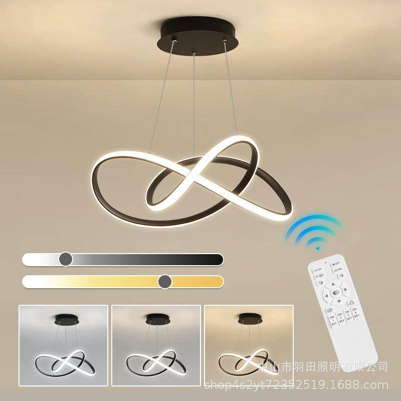 餐厅吊灯简约现代家用卧室灯具网红餐桌饭厅吧台圆环形极简led灯,鲜花速递/花卉仿真/绿植园艺,割草机/草坪机,淘宝优惠券,粉丝福利购,淘宝优惠卷