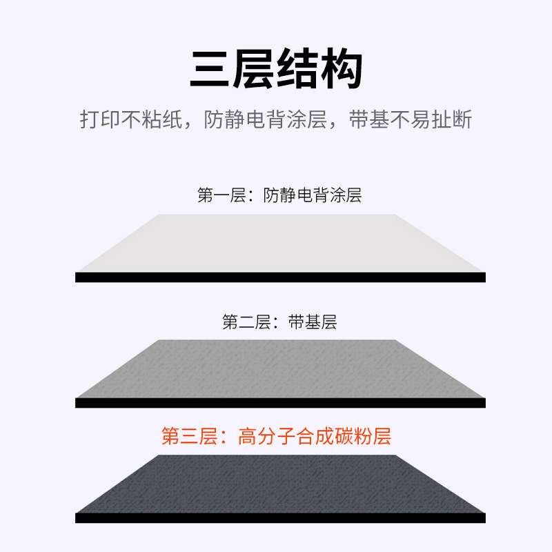 蜡基碳带规格40-110*300米条码标签打印机碳带卷普通蜡基现货
