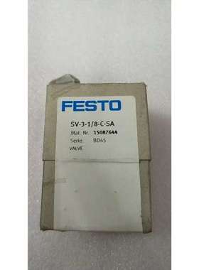 全新原装正品费斯托 FESTO 15087644 SV-3-1/8-C-SA 现货*