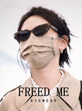 rococo章若楠同款墨镜女GM猫眼太阳镜2025新款防紫外线防晒眼镜夏